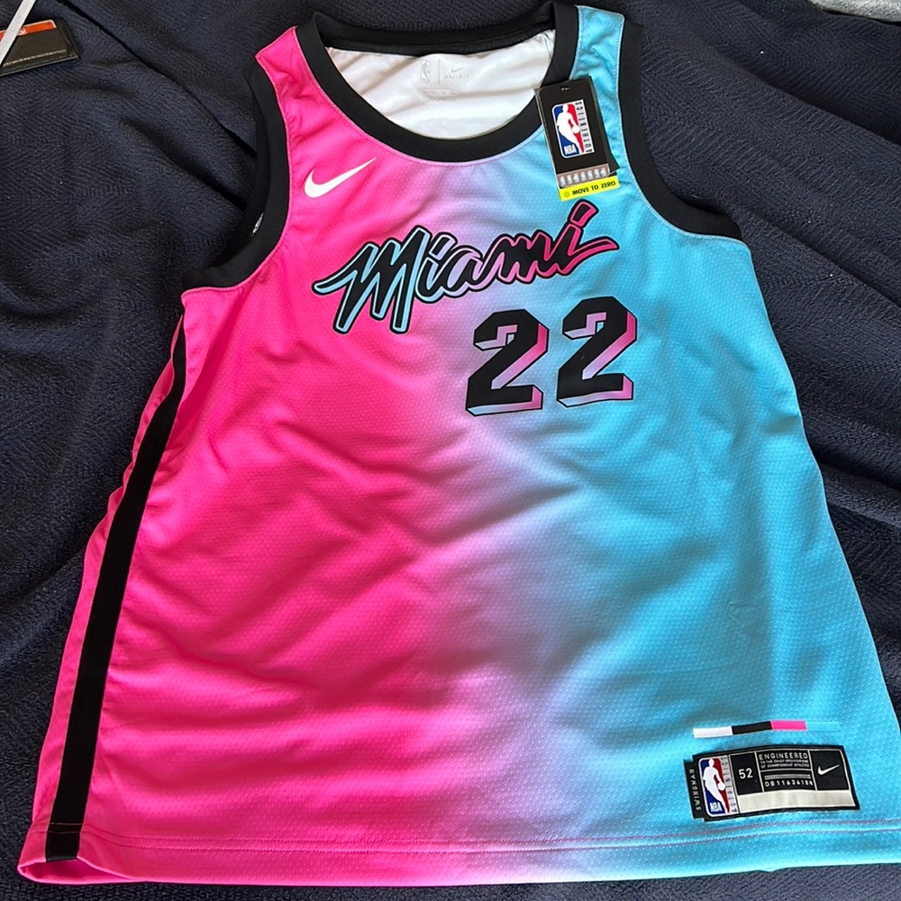 Nike swingman Jimmy Butler Miami heat jersey size 52 (XL)